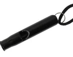 Beredskabsplaner^Survival Whistle - Aluminium - Sort