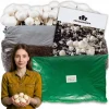 Outlet Svampemycelium 3-faset 20 kg dyrkningssæt ballesubstrat + tørv 9 kg Kit Til Plante- & Urtedyrkning