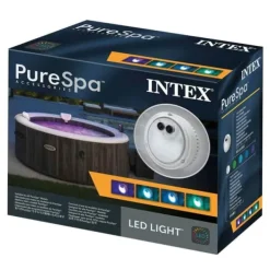 Best Svømmebassin lys Intex 28503 12 x 12 x 6,5 cm Multifarvet (8 enheder) Pool- & Spatilbehør