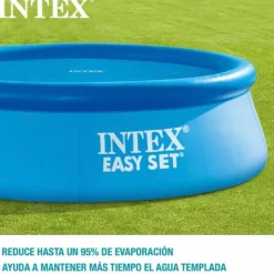 Pool- & Spatilbehør^Swimmingpool Cover Intex 29023 EASY SET/METAL FRAME Ø 448 cm 419 x 419 cm