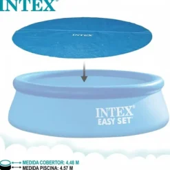 Sale Swimmingpool Cover Intex 29023 EASY SET/METAL FRAME Ø 448 cm 419 x 419 cm Pool- & Spatilbehør