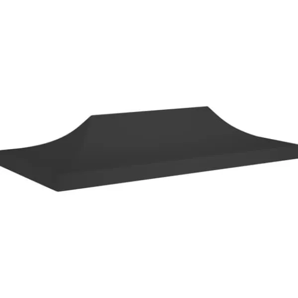 New Tag til festtelt 6x3 m - UV- og vejrbestandigt | Farve: Sort | Størrelse: 270 g/m² Telte & Lysthuse