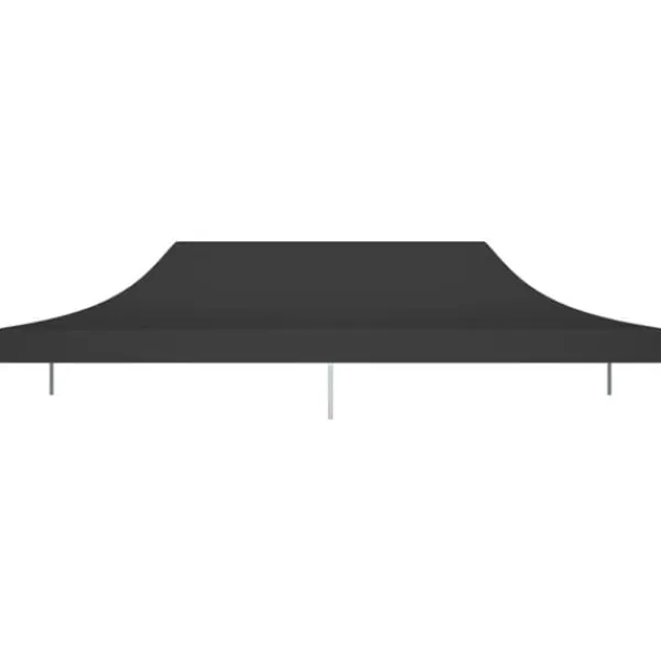 New Tag til festtelt 6x3 m - UV- og vejrbestandigt | Farve: Sort | Størrelse: 270 g/m² Telte & Lysthuse