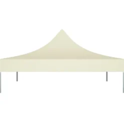 Telte & Lysthuse^Tag til festtelt 2x2 m - UV-bestandigt & vejrresistent | Farve: Creme | 270 g/m²