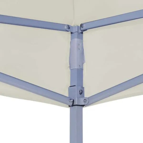 Telte & Lysthuse^Tag til festtelt 2x2 m - UV-bestandigt & vejrresistent | Farve: Creme | 270 g/m²
