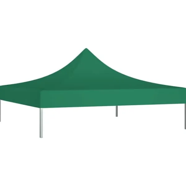 Telte & Lysthuse^Tag til festtelt 3x3 m - UV-bestandigt oxfordstof | Farve: Grøn | Vægt: 270 g/m²