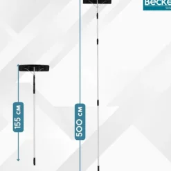 Snerydning^Teleskopisk sneskraber, tagsneskovl, aluminium, foldbar