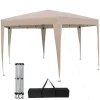 Best Teltpavillon, 400x348 cm, Khaki Telte & Lysthuse