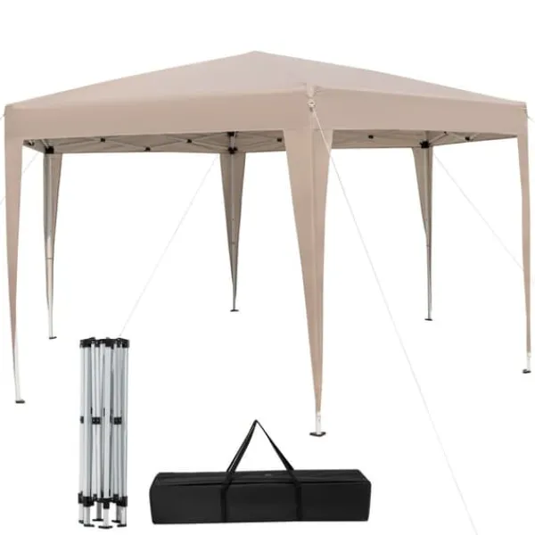 Best Teltpavillon, 400x348 cm, Khaki Telte & Lysthuse