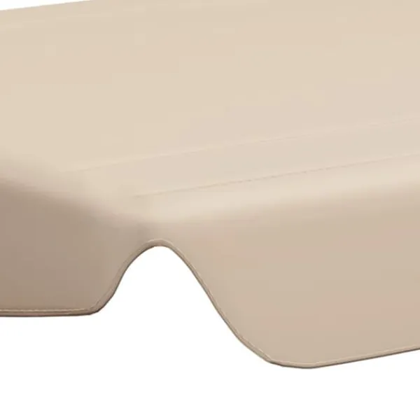 Outlet The Living Store baldakin til havegynge 188/168x145/110 cm beige - Festtelte & havepavilloner – tage Telte & Lysthuse