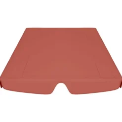 Clearance The Living Store baldakin til havegynge 188/168x145/110 cm terrakottafarvet - Festtelte & havepavilloner – tage Telte & Lysthuse