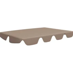 Discount The Living Store baldakin til havegynge 188/168x145/110 cm gråbrun - Festtelte & havepavilloner – tage Telte & Lysthuse