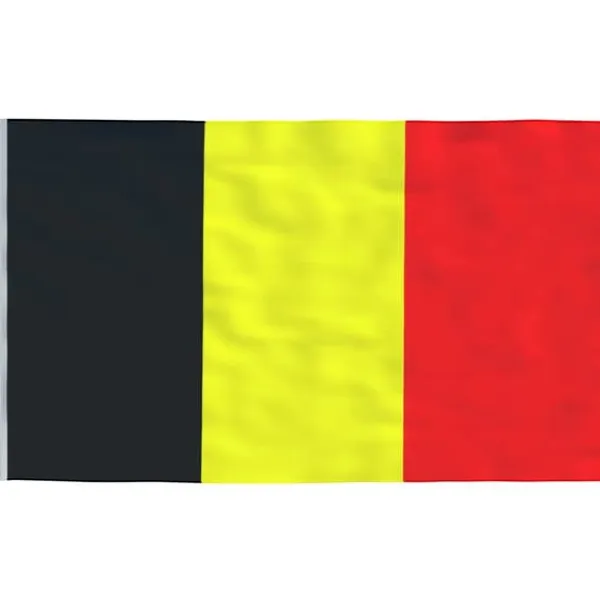 Flag & Vindposer^The Living Store Belgien flag og flagstang 6,23 m aluminium - Flag & vimpler