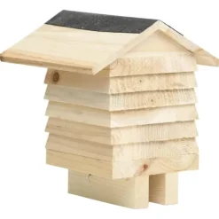Til Fugle & Småvildt^The Living Store bihotel 22x20x20 cm massivt fyrretræ - Huse & bure til små dyr