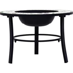 Pejse^The Living Store bålfad mosaik 68 cm keramik grøn - Ildsteder