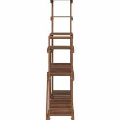 Plantestativer^The Living Store blomsterstativ 110x25x111 cm massivt fyrretræ - Planteborde
