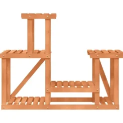 Plantestativer^The Living Store blomsterstativ 90x25x73,5 cm massivt fyrretræ - Planteborde