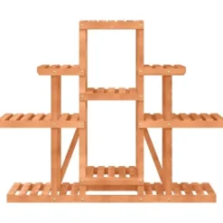 Plantestativer^The Living Store blomsterstativ 110x25x98 cm massivt fyrretræ - Planteborde