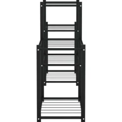 Discount The Living Store blomsterstativ 83x25x60 cm jern sort - Planteborde Plantestativer