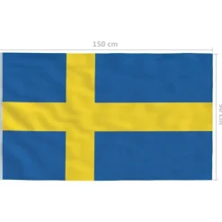 Flag & Vindposer^The Living Store det svenske flag 90x150 cm - Flag & vimpler