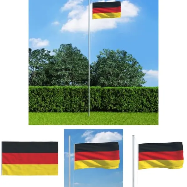The Living Store det tyske flag 90x150 cm - Flag & vimpler Flag & Vindposer