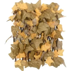 Sale The Living Store espalier med kunstige ahornblade 180x30 cm udvidelig orange - Havehegn Buer, Spalier, Lysthuse Uden Tag