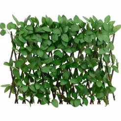 Best The Living Store espalier med kunstig vedbend 180x30 cm udvidelig grøn - Havehegn Buer, Spalier, Lysthuse Uden Tag