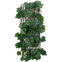 Online The Living Store espalier 5 stk. med kunstige vinblade 190x60 cm udvidelig grøn - Havehegn Buer, Spalier, Lysthuse Uden Tag