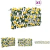 Sale The Living Store espalierer med kunstig vedbend 5 stk. 180x20 cm udvidelig gul - Havehegn Buer, Spalier, Lysthuse Uden Tag