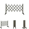Buer, Spalier, Lysthuse Uden Tag^The Living Store espalier til haven 120x60 cm massivt fyrretræ grå - Havehegn