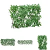 Buer, Spalier, Lysthuse Uden Tag^The Living Store espalier med kunstig vedbend 180x30 cm udvidelig grøn - Havehegn