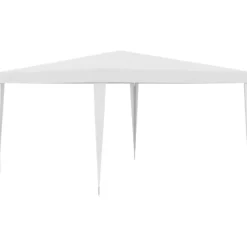 Telte & Lysthuse^The Living Store festtelt 4x4 m hvid - Festtelte & havepavilloner