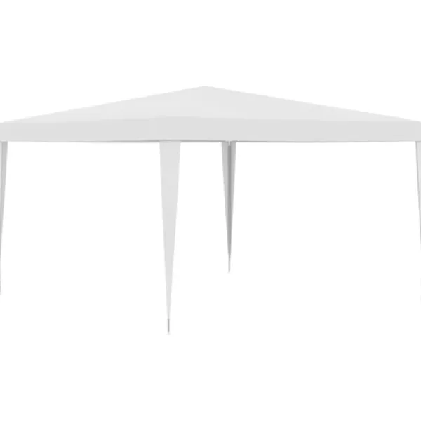 Telte & Lysthuse^The Living Store festtelt 4x4 m hvid - Festtelte & havepavilloner