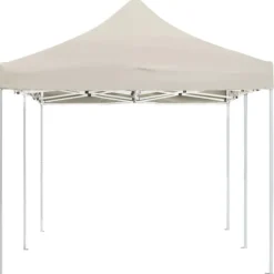 Sale The Living Store foldbart festtelt aluminium 6 x 3 m cremefarvet - Festtelte & havepavilloner Telte & Lysthuse