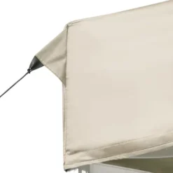 Sale The Living Store foldbart festtelt aluminium 6 x 3 m cremefarvet - Festtelte & havepavilloner Telte & Lysthuse