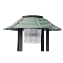 Til Fugle & Småvildt^The Living Store fuglebad/ foderbræt med solcellelampe - Fuglebade