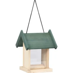 Til Fugle & Småvildt^The Living Store fuglefoderautomater 4 stk. fyrretræ - Foderautomater til fugle