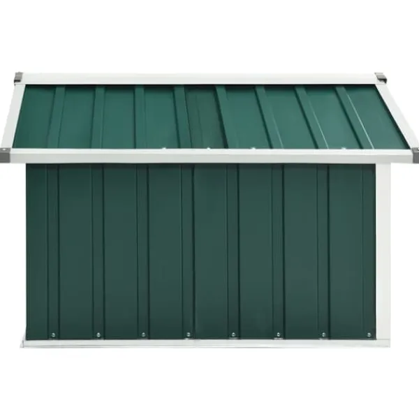 Online The Living Store garage til robotplæneklipper 92x97x63 cm galvaniseret stål grøn - Skure & Redskabsskure Skure, Garager & Carports