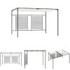 Outlet The Living Store havepavillon med udtrækkeligt tag 3x4x2,3 m 180 g/m² creme - Festtelte & havepavilloner Buer, Spalier, Lysthuse Uden Tag