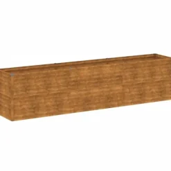 Discount The Living Store højbed 291x50x69 cm cortenstål - Plantekrukker Krukker & Plantebeholdere
