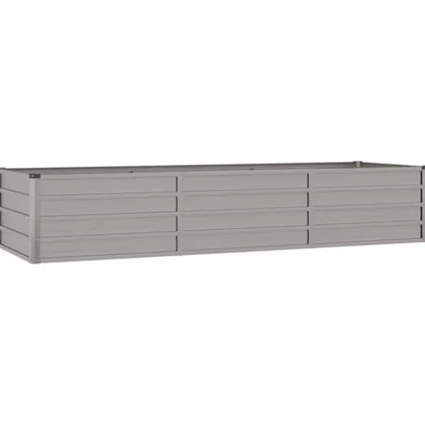 Krukker & Plantebeholdere^The Living Store højbed 240x80x45 cm cortenstål rustfarvet - Plantekrukker