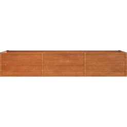 Krukker & Plantebeholdere^The Living Store højbed 240x80x45 cm cortenstål rustfarvet - Plantekrukker