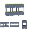 Krukker & Plantebeholdere^The Living Store højbed 120x40x71 cm polypropylen - Plantekrukker