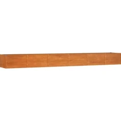 Krukker & Plantebeholdere^The Living Store højbed 480x80x45 cm cortenstål rustfarvet - Plantekrukker