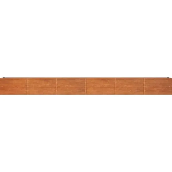 Krukker & Plantebeholdere^The Living Store højbed 480x80x45 cm cortenstål rustfarvet - Plantekrukker