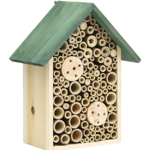 New The Living Store insekthotel 2 stk. 23x14x29 cm fyrretræ - Huse til sommerfugle Til Fugle & Småvildt