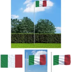 Flag & Vindposer^The Living Store italiensk flag 90x150 cm - Flag & vimpler