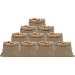 Discount The Living Store jutesække 10 stk. 100x110 cm 100 % jute 220 g/m2 - Kufferter & tasker Havekurve