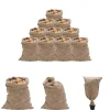 Havekurve^The Living Store jutesække 10 stk. 60x105 cm 100 % jute 220 g/m2 - Kufferter & tasker