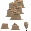 Havekurve^The Living Store jutesække 5 stk. 100x110 cm 100 % jute 220 g/m2 - Kufferter & tasker